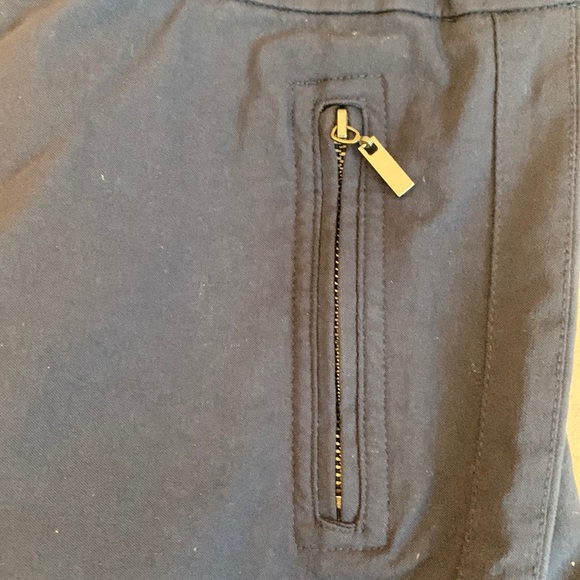 🦋 INC capri pants stretch- navy blue size 6 - Picture 5 of 6